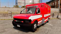 Brute Woonsocket Fire Medic Unit [ELS] для GTA 4