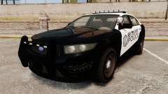 GTA V Vapid Steelport Police Interceptor [ELS] для GTA 4