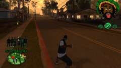 С-HUD Groove St. 4Life для GTA San Andreas