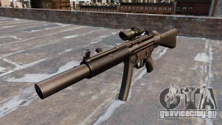 Пистолет-пулемёт HK MP5SD2 для GTA 4