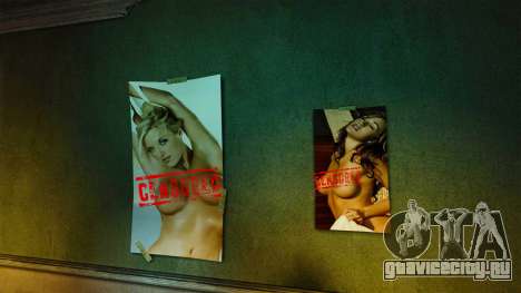 Новые постеры в квартире Романа для GTA 4