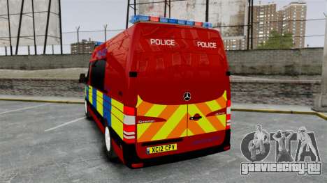 Mercedes-Benz Sprinter 313 CDI Police [ELS] для GTA 4