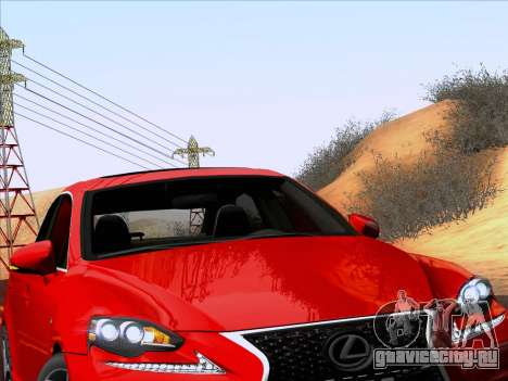 Lexus IS350 2014 F-SPORT для GTA San Andreas