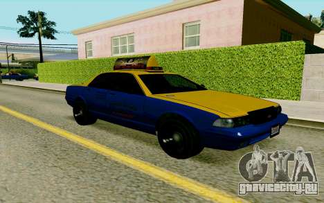 GTA V Taxi для GTA San Andreas