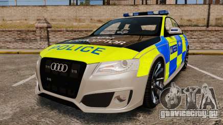 Audi S4 2013 Metropolitan Police [ELS] для GTA 4