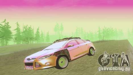 Ford Focus Sedan Hellaflush для GTA San Andreas