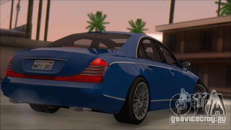 Maybach 57 TT Black Revel для GTA San Andreas