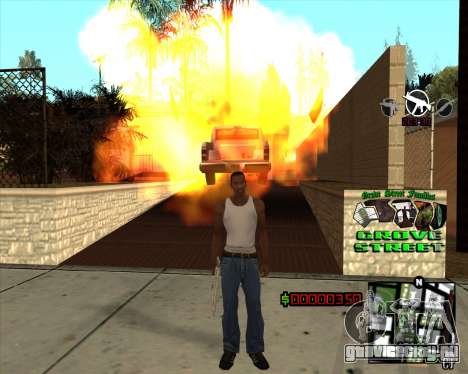 C-HUD West Side Grove Street для GTA San Andreas