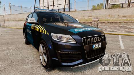 Audi Q7 Hungarian Police [ELS] для GTA 4
