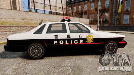 GTA SA Japanese Police Cruiser [ELS] для GTA 4