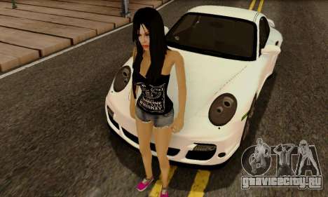 Jack Daniels Girl Skin для GTA San Andreas