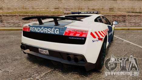 Lamborghini Gallardo Hungarian Police [ELS] для GTA 4