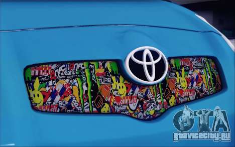 Toyota Yaris Hellaflush Young Child для GTA San Andreas