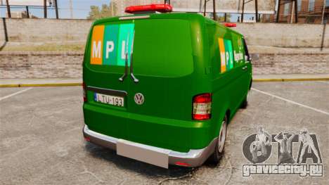 Volkswagen Transporter T5 Hungarian Post [ELS] для GTA 4