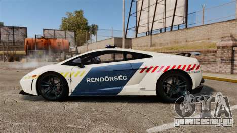 Lamborghini Gallardo Hungarian Police [ELS] для GTA 4