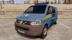 Volkswagen Transporter T5 Hungarian Police [ELS] для GTA 4