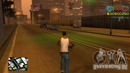 C-HUD New Liberia для GTA San Andreas