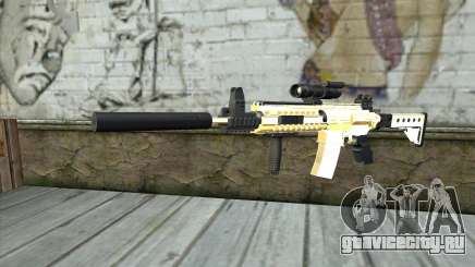 Golden M4A1 для GTA San Andreas