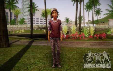 Clementine из The Walking Dead для GTA San Andreas