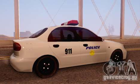 Daewoo Lanos Police для GTA San Andreas