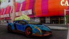 Lamborghini LP750-4 2013 Veneno Blue Star для GTA San Andreas