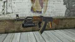 AK47 with GP-25 для GTA San Andreas