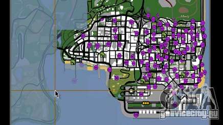 Tags Map Mod v1.0 для GTA San Andreas