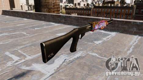 Ружьё Franchi SPAS-12 Graffitti для GTA 4