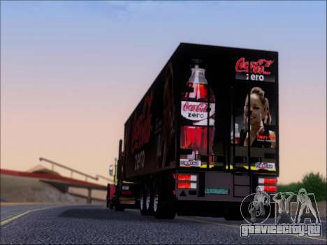 Прицеп Chereau Coca Cola Zero Truck для GTA San Andreas