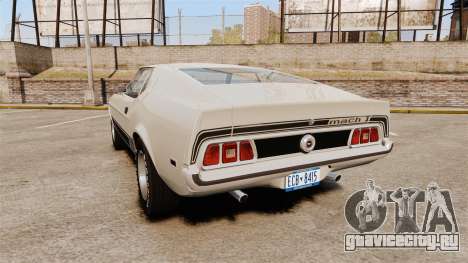 Ford Mustang Mach 1 1973 v3.0 GCUCPSpec Edit для GTA 4