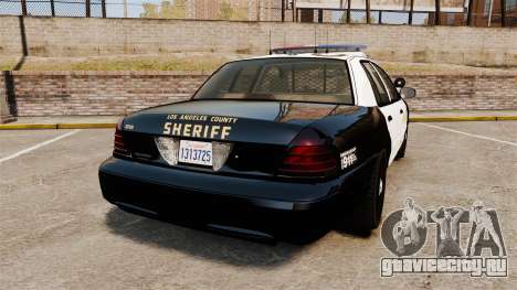 Ford Crown Victoria Sheriff [ELS] Marked для GTA 4