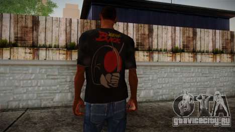Black RX T-Shirt для GTA San Andreas