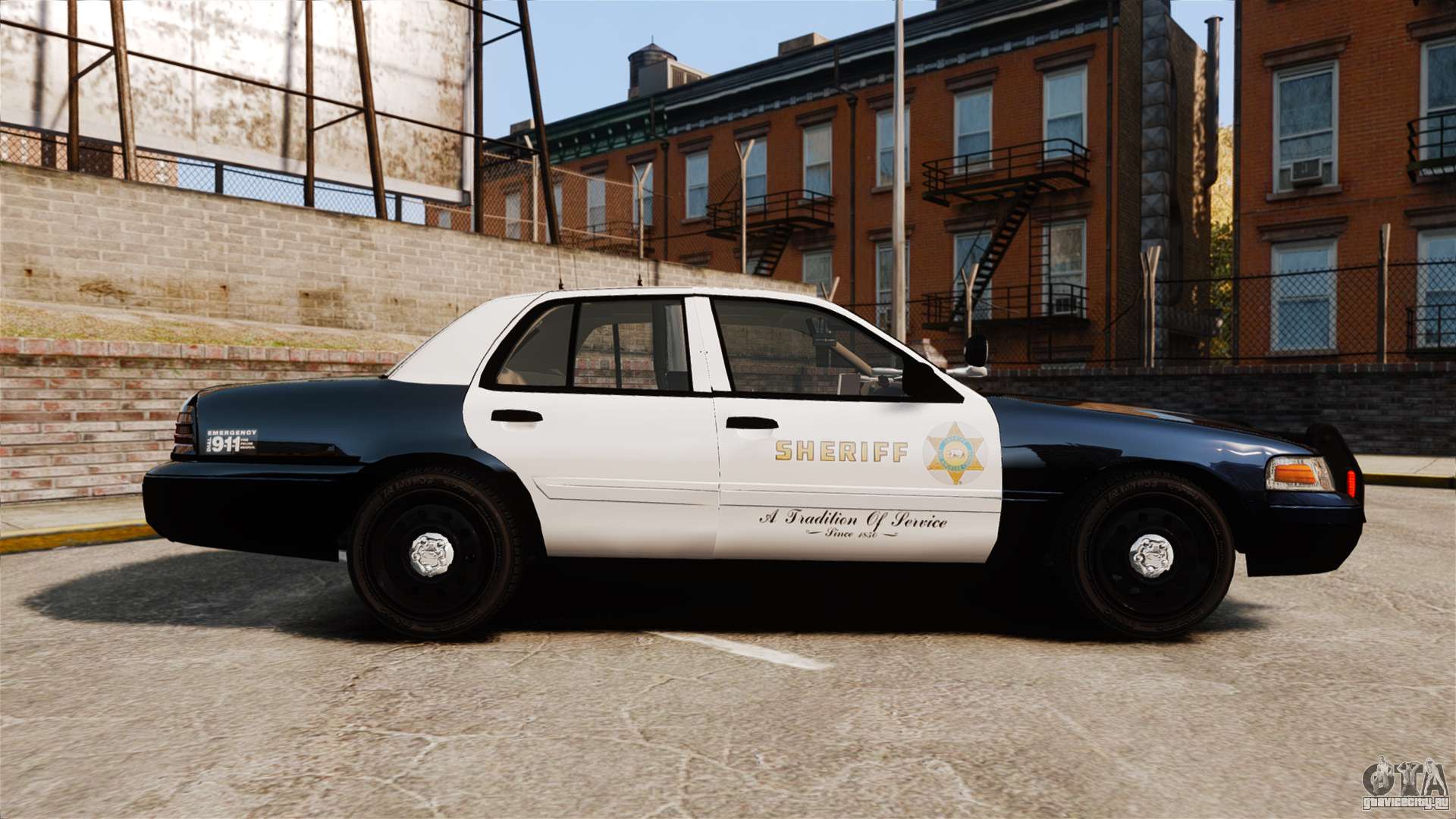 Мод Ford Crown Victoria Sheriff ELS Slicktop для GTA IV. 