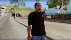 Black Izod Lacoste T-Shirt для GTA San Andreas