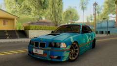 BMW M3 E36 Coupe Blue Star для GTA San Andreas