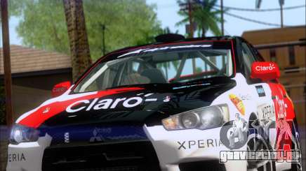 Mitsubushi Lancer Evolution Rally Team Claro для GTA San Andreas