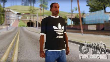 Adidas Black T-Shirt для GTA San Andreas