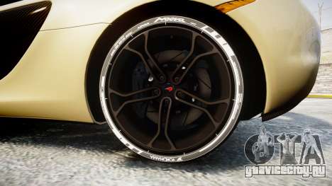 McLaren 650S Spider 2014 [EPM] Yokohama ADVAN v3 для GTA 4