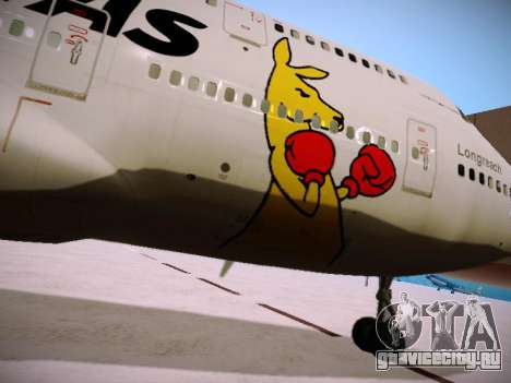 Boeing 747-438 Qantas Boxing Kangaroo для GTA San Andreas