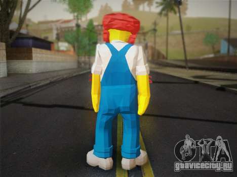 Садовник Вилли (The Simpsons: Road Rage) для GTA San Andreas