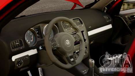 Volkswagen Golf R 2010 Racing Stripes Paintjob для GTA 4