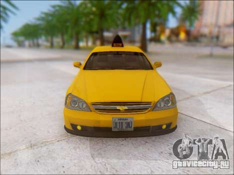 Chevrolet Evanda Taxi для GTA San Andreas