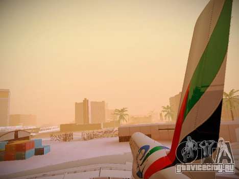 Airbus A380-800 Emirates Rugby World Cup для GTA San Andreas