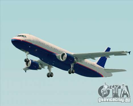 Airbus A320-232 United Airlines (Old Livery) для GTA San Andreas