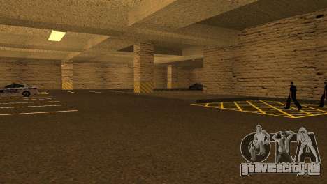 Новые текстуры парковки в LSPD для GTA San Andreas