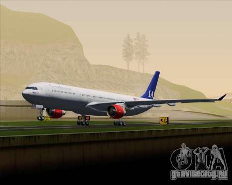 Airbus A330-300 Scandinavian Airlines System. для GTA San Andreas