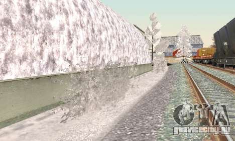 Снег для GTA Криминальная Россия beta 2 для GTA San Andreas
