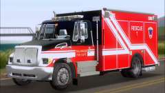 Pierce Commercial TFD Rescue 1 для GTA San Andreas