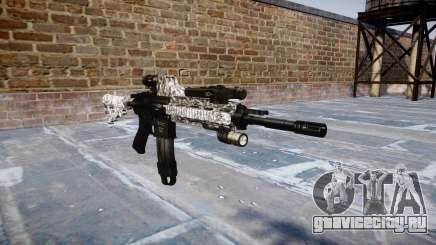 Автоматический карабин Colt M4A1 diamond для GTA 4