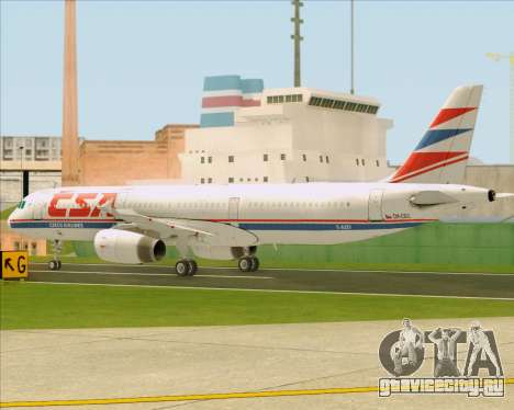 Airbus A321-200 CSA Czech Airlines для GTA San Andreas